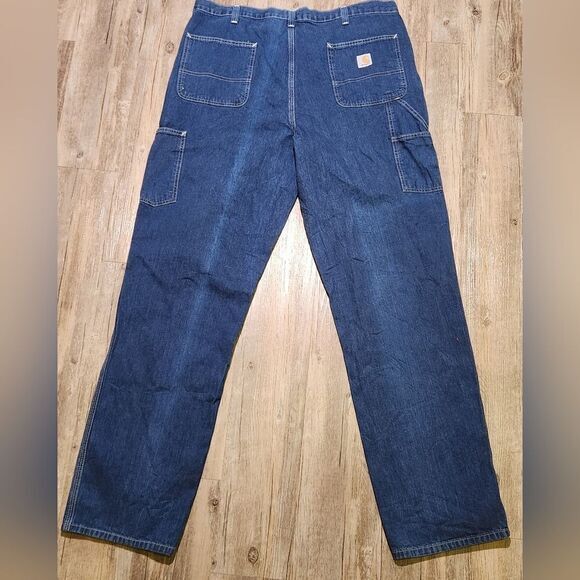 Carhartt Dungaree Jeans (BIG & TALL) size 38/36 - Picture 4 of 4